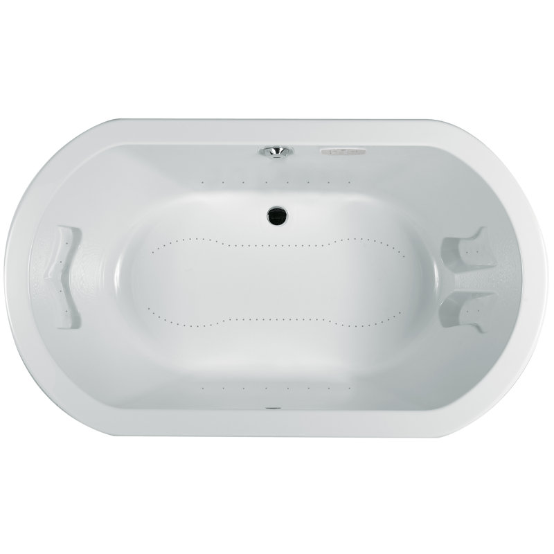 JACUZZI® Duetta 66" x 36" Drop In/Undermount Air Bathtub Wayfair